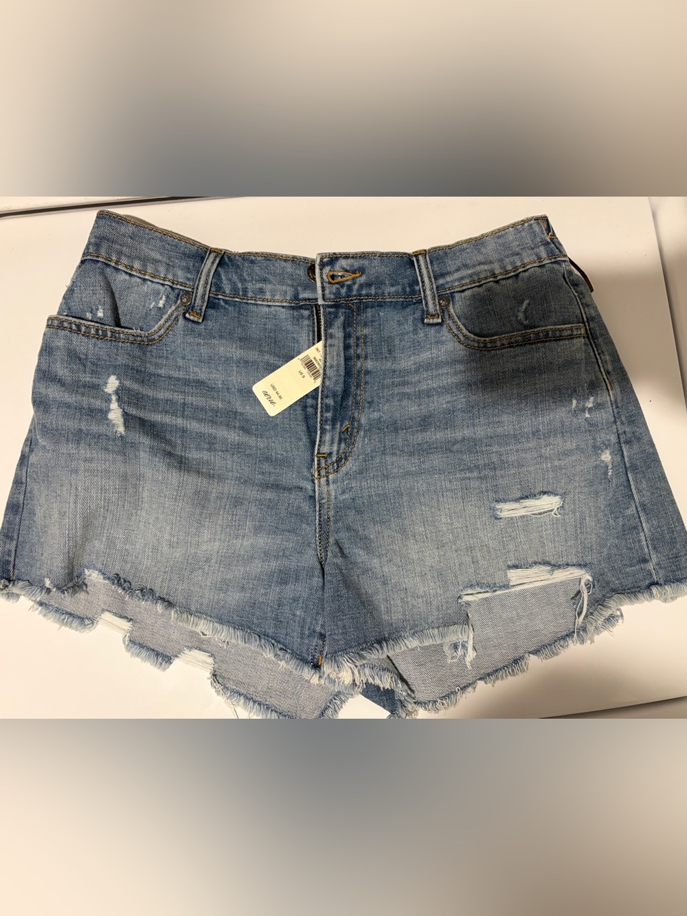 NWT Aerie Distressed Denim Jean Shorts S